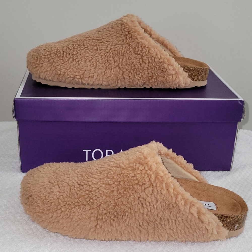 Top Moda Debra Faux Shearling Slippers US 8